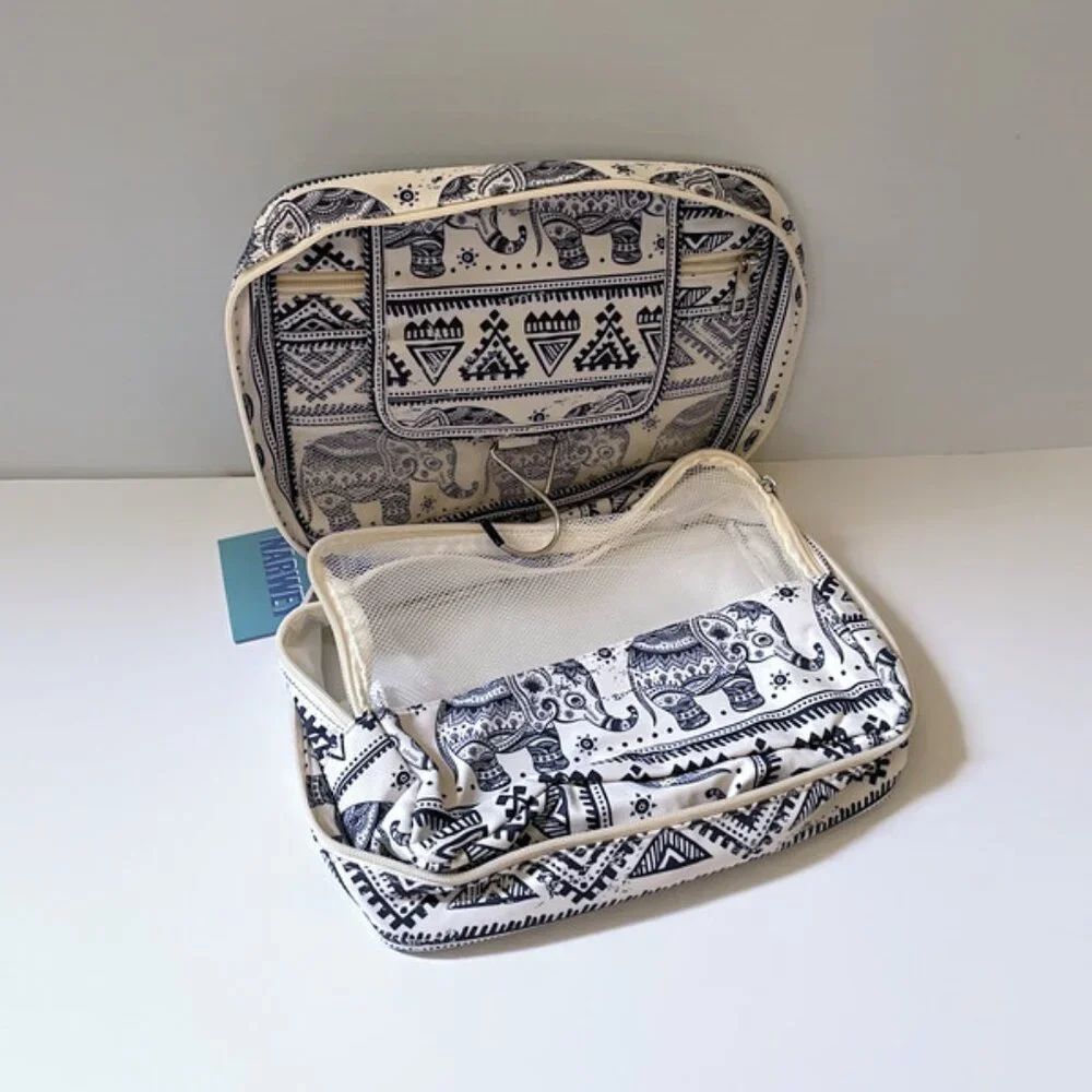 Narwey Travel Toiletry Hanging Bag with Mesh